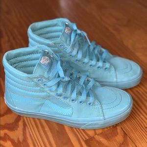 Blue Hightop Vans Shoes